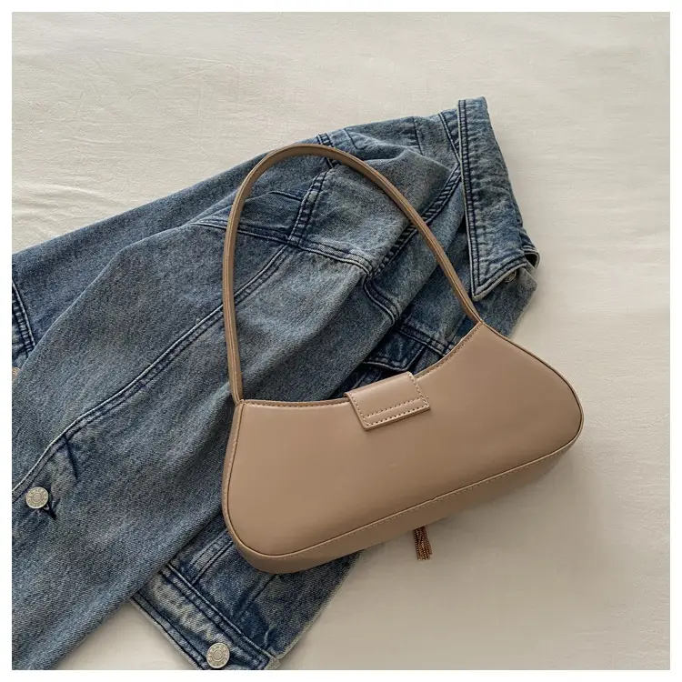 Pink Leather Shoulder Bag for Women 2024 Trendy Fashion β feature 15