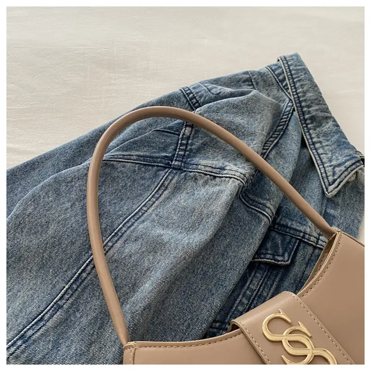 Pink Leather Shoulder Bag for Women 2024 Trendy Fashion β feature 27