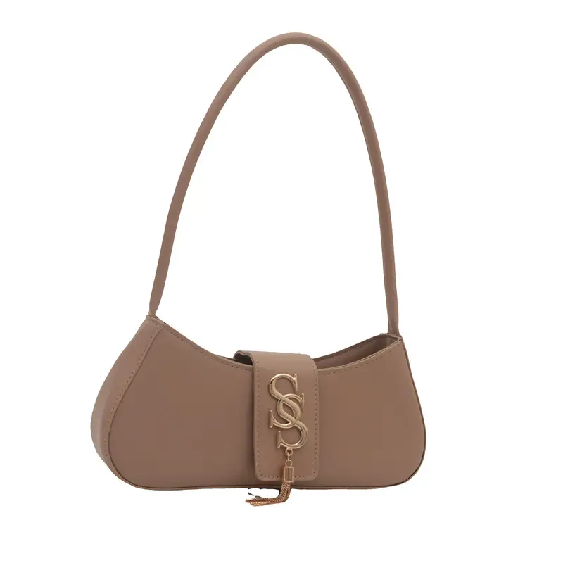 Pink Leather Shoulder Bag for Women 2024 Trendy Fashion - Image 3
