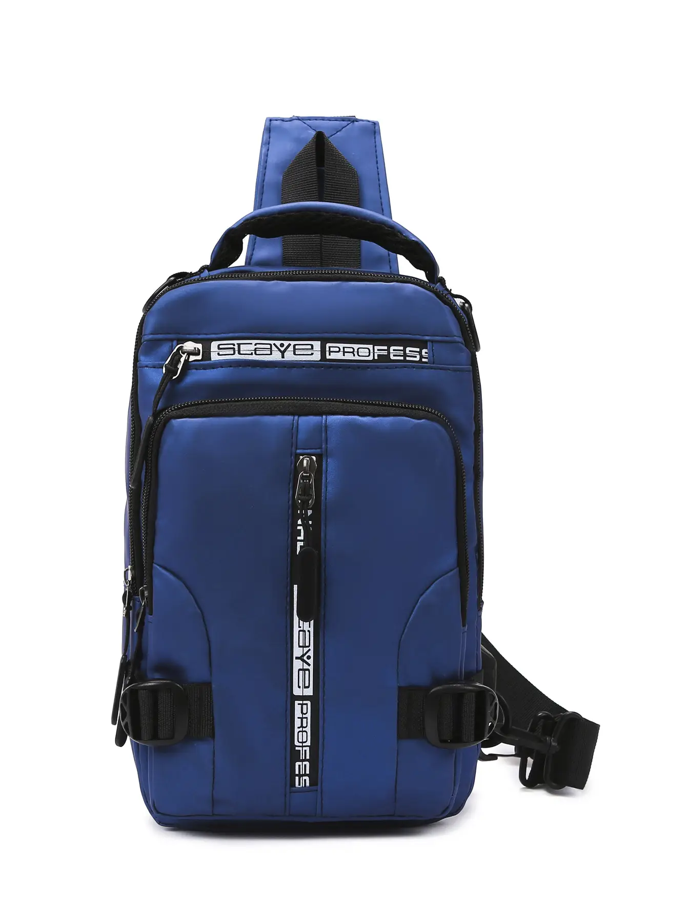 Men's Waterproof Shoulder Crossbody Bag Black - Image 10