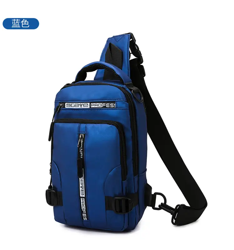 Men's Waterproof Shoulder Crossbody Bag Black — feature 19
