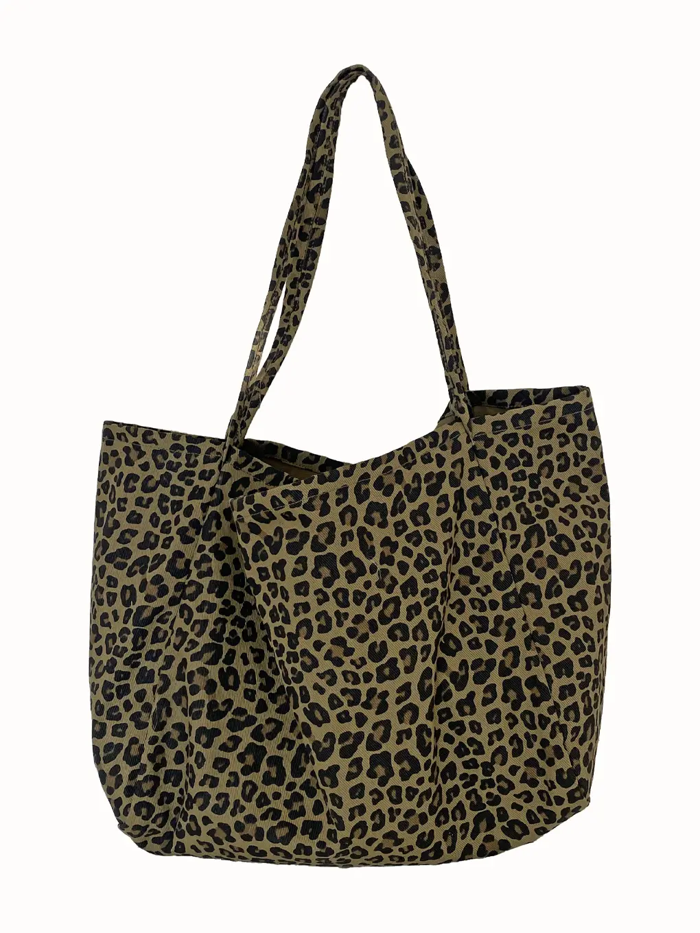 Vintage Leopard Print Shoulder Bag for Women Large Capacity - Image 6