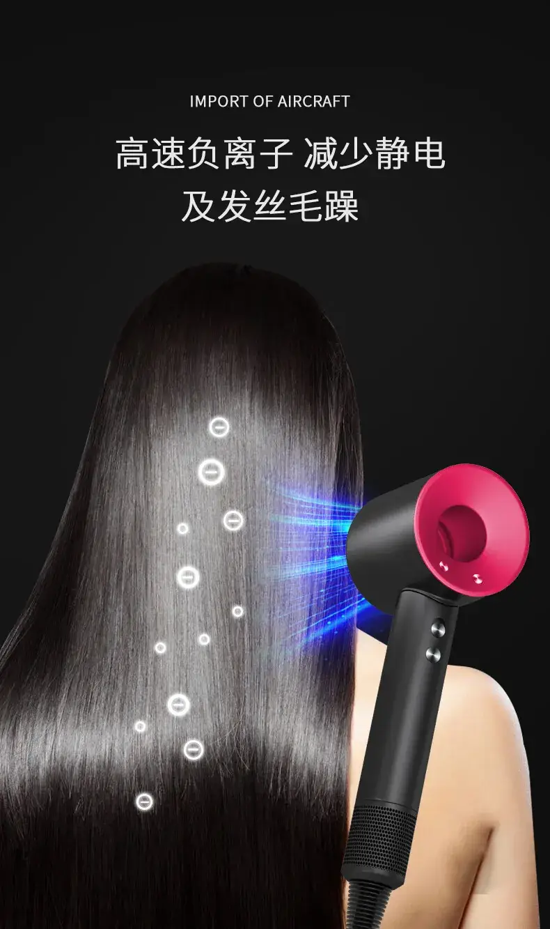 High-Speed Hair Dryer with Negative Ion Bladeless Design — feature 10