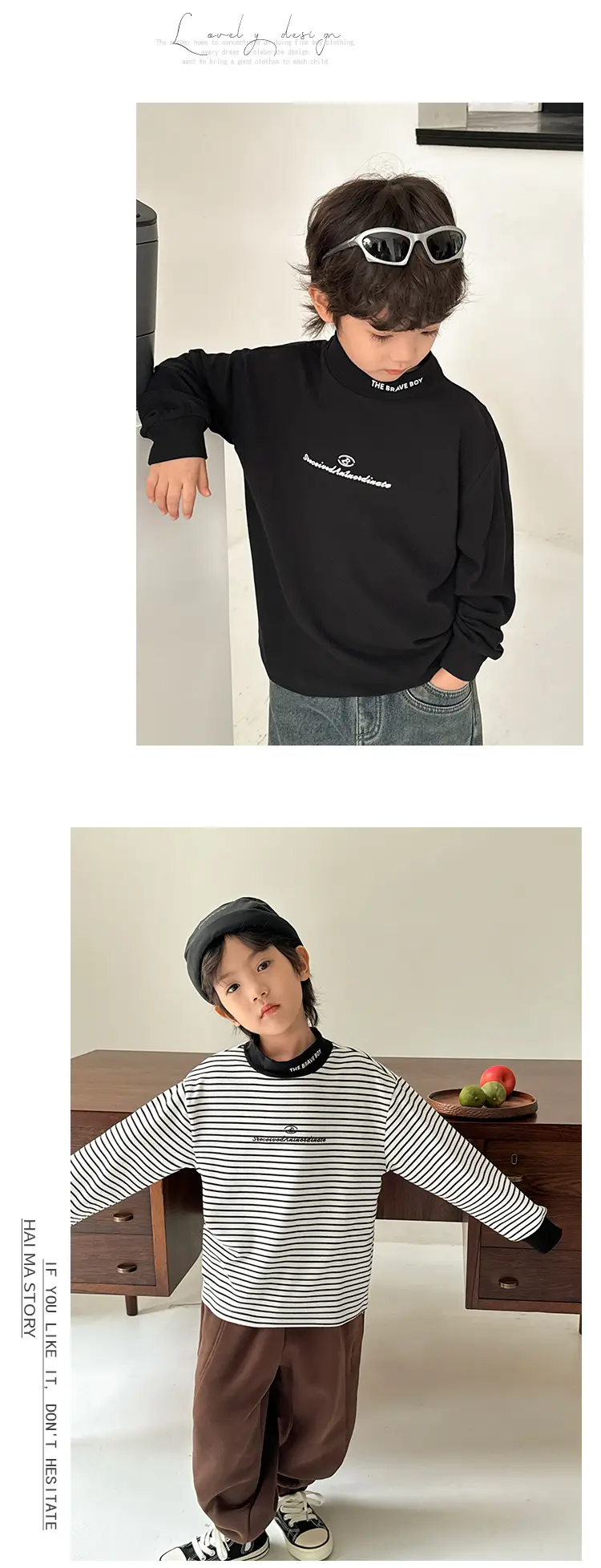 2025 Kids Korean Style Long Sleeve T-Shirt White Winter — feature 13