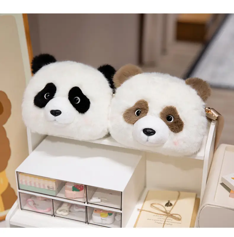 Cute Plush Panda Crossbody Bag for Women Winter — feature 17