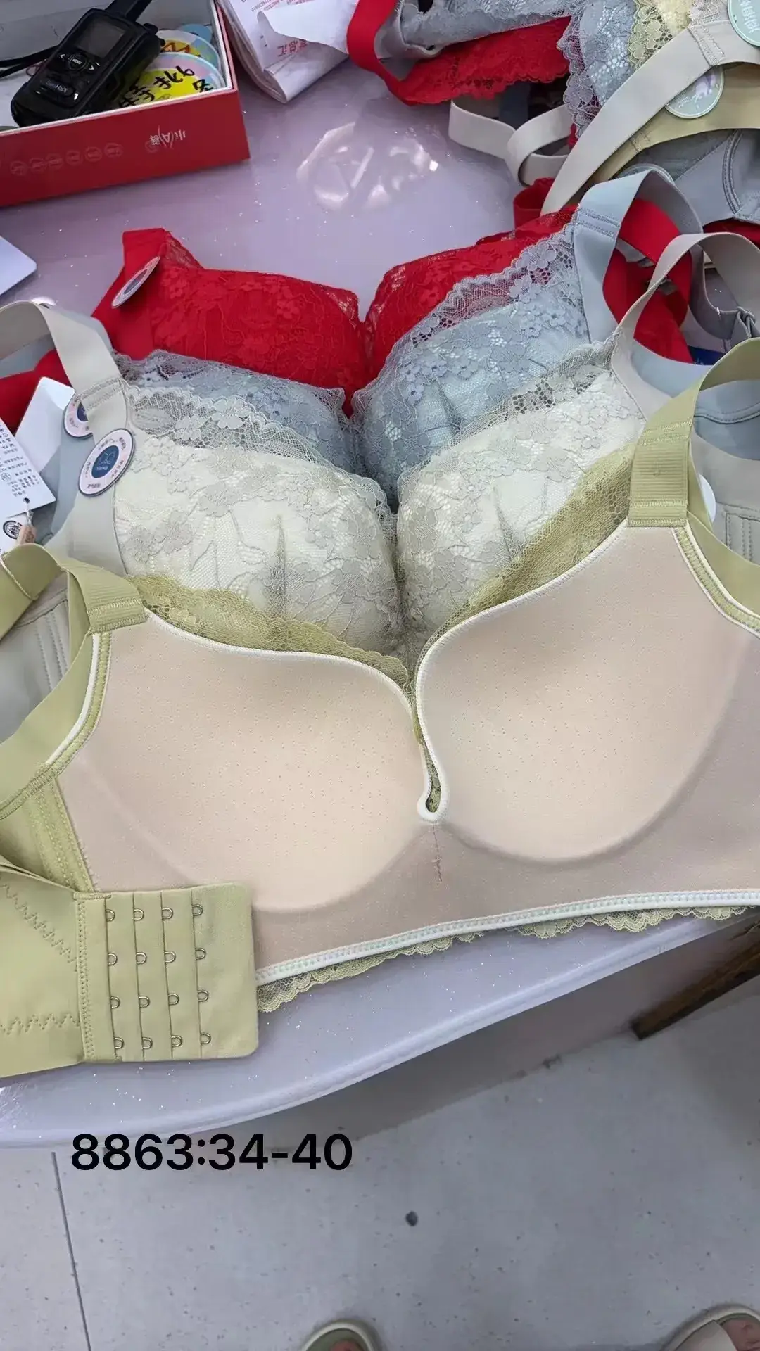 Lace Full Cup Bra Adjustable Push Up Large Bust — feature 16