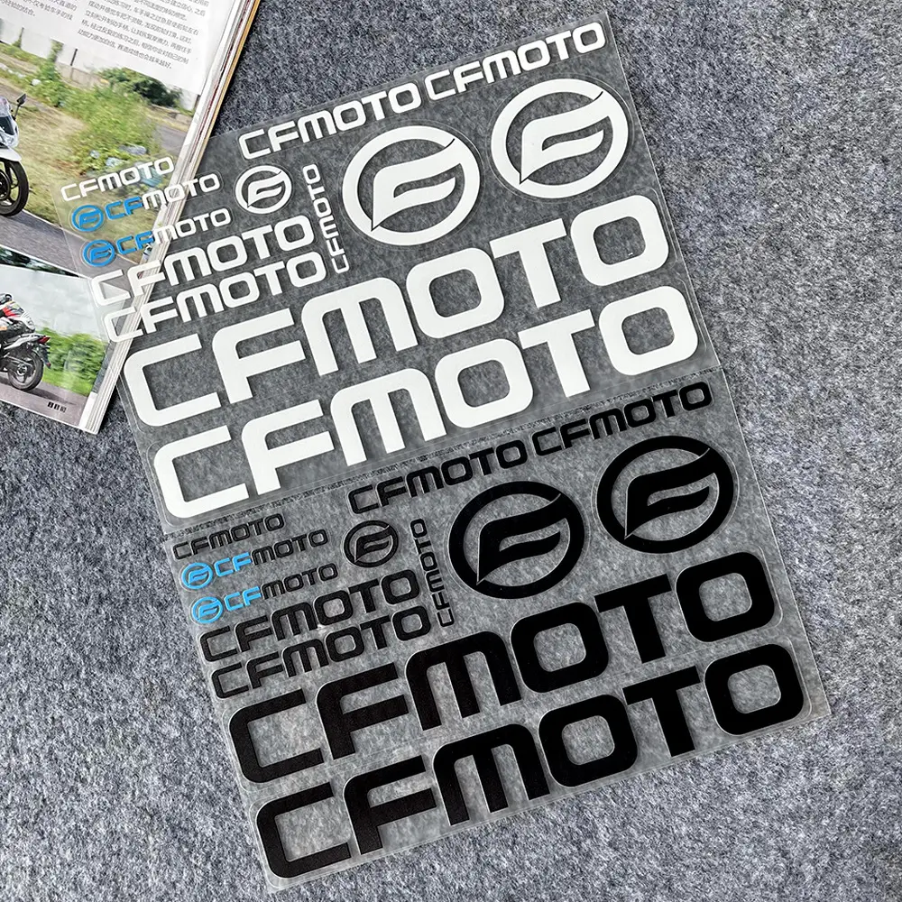 CFMOTO650NK400NK150N Reflective Motorcycle Sticker Blue Yellow