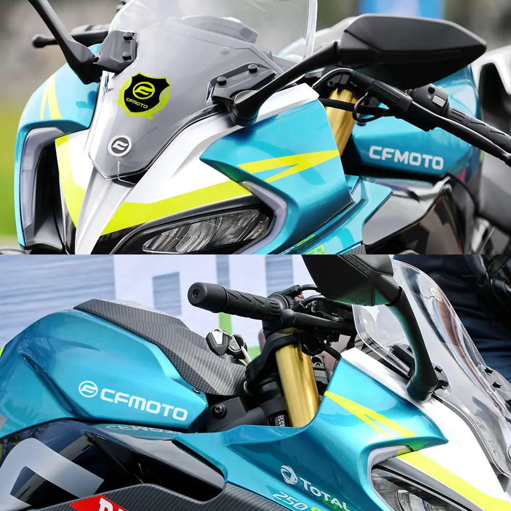 CFMOTO650NK400NK150N Reflective Motorcycle Sticker Blue Yellow