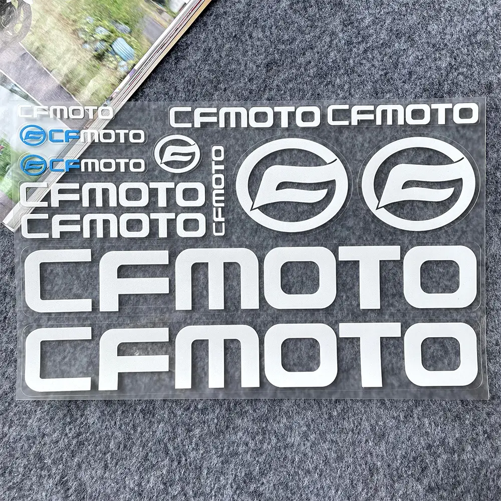CFMOTO650NK400NK150N Reflective Motorcycle Sticker Blue Yellow