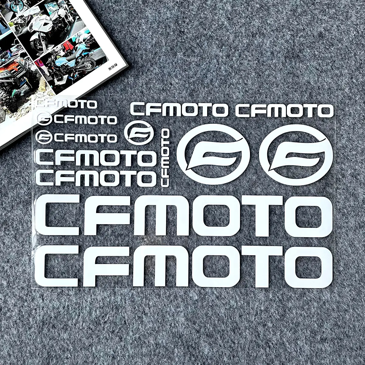 CFMOTO650NK400NK150N Reflective Motorcycle Sticker Blue Yellow