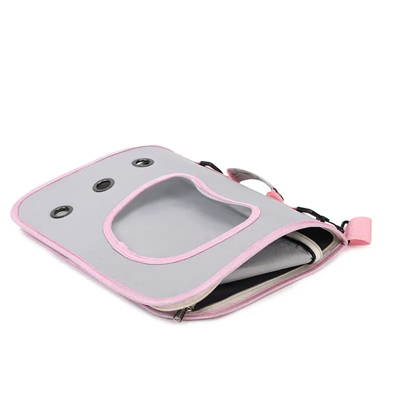 Cat Bag with 4 Pockets Lightweight Pet Carrier