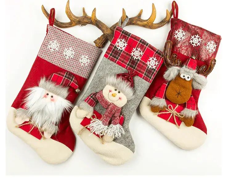 Cross Border Christmas Decorative Socks Santa Claus Snowman Elk — feature 12