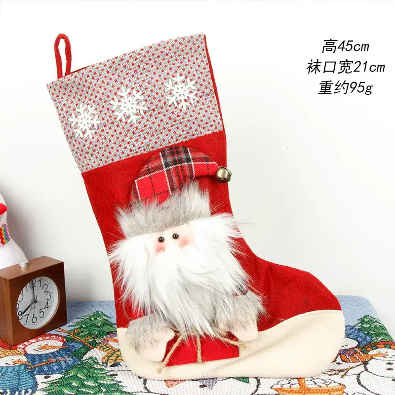 Cross Border Christmas Decorative Socks Santa Claus Snowman Elk - Image 7