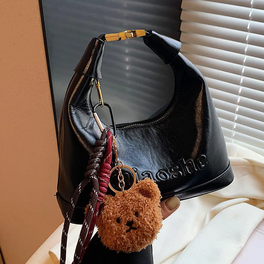 Vintage Red Hand Pea Bag for Women 2024 - Image 5