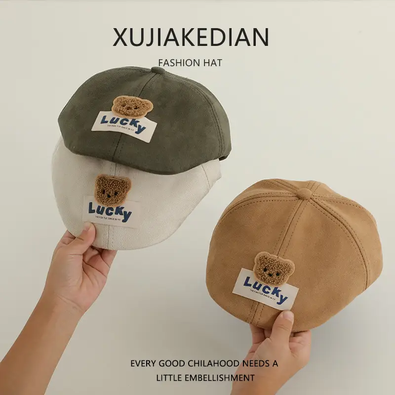 Baby Windproof Bear Tissue Hat for Boys Girls - Image 8