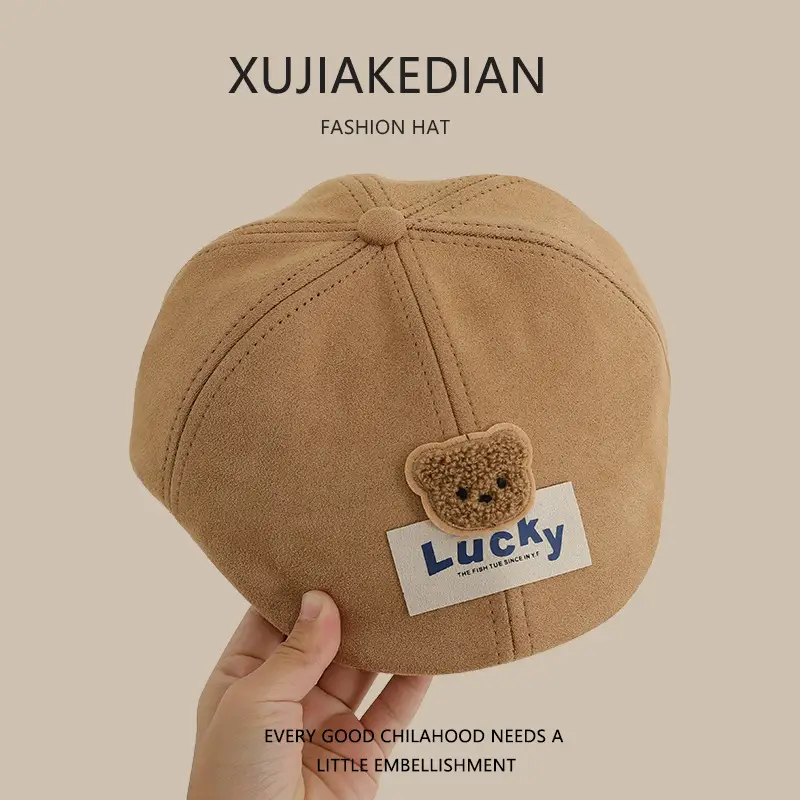 Baby Windproof Bear Tissue Hat for Boys Girls - Image 3
