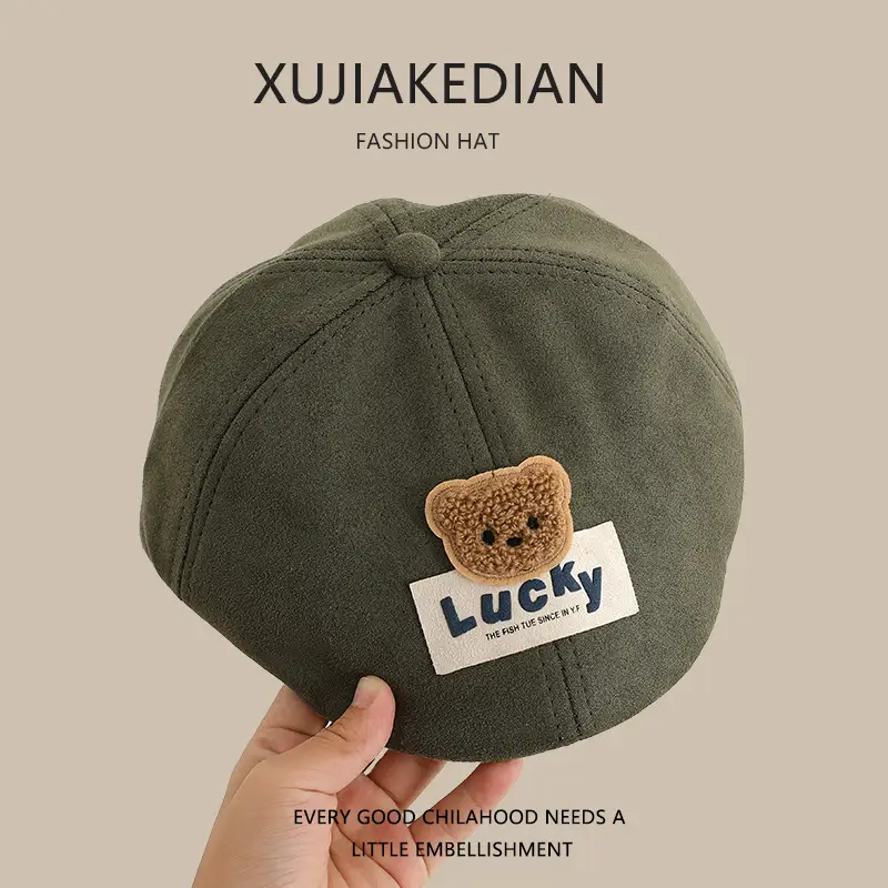 Baby Windproof Bear Tissue Hat for Boys Girls - Image 4