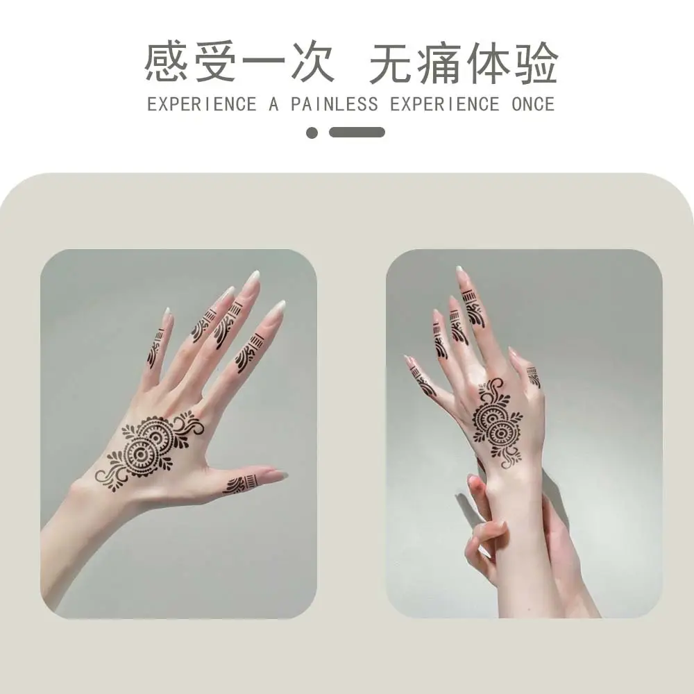 Cross-border Henna Tattoo Stick Hand Design 19L 19R