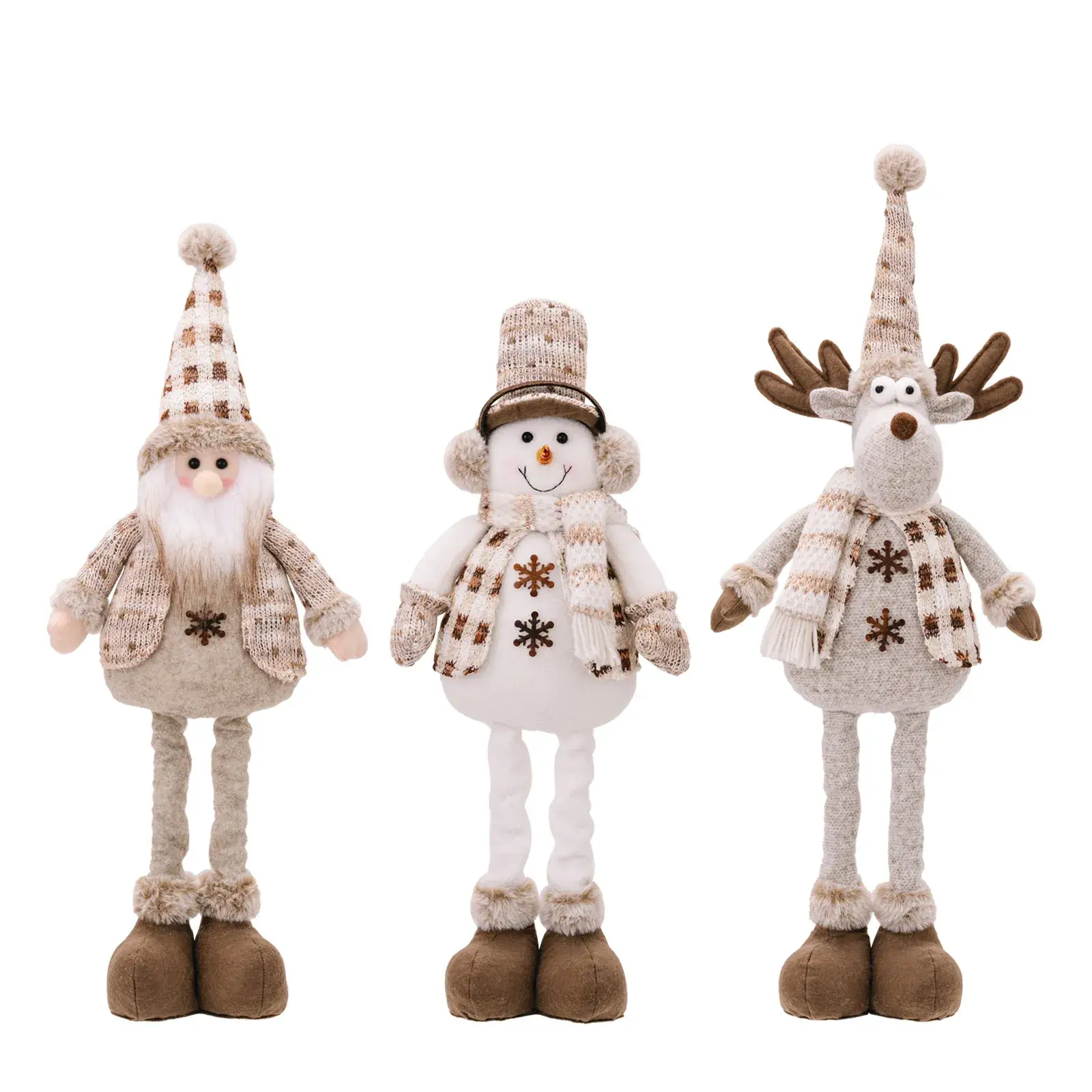 Telescopic Snowman Doll Set for Christmas Decor - Image 8