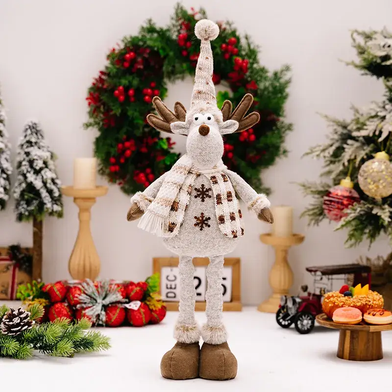 Telescopic Snowman Doll Set for Christmas Decor - Image 3