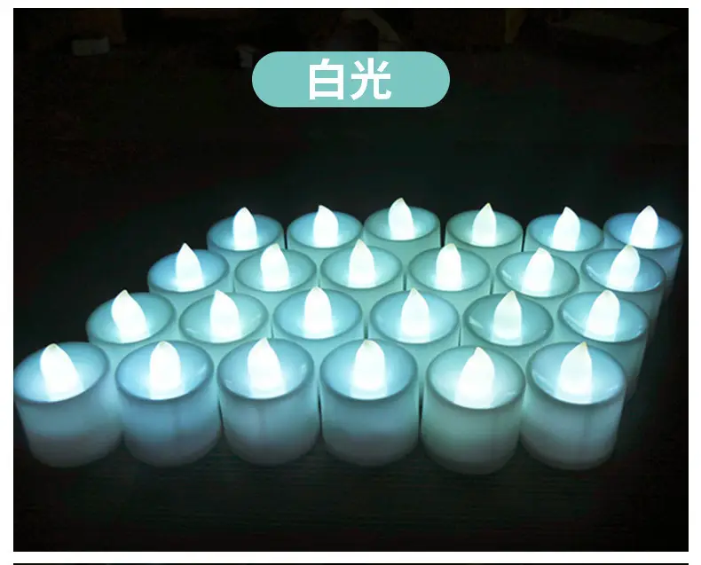 Electronic candle lamp led candle lamp creative wedding birthday wedding candle venue layout props electronic candle — feature 10