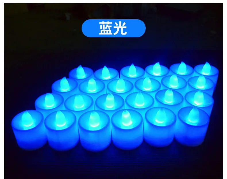 Electronic candle lamp led candle lamp creative wedding birthday wedding candle venue layout props electronic candle — feature 14