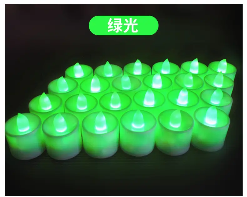 Electronic candle lamp led candle lamp creative wedding birthday wedding candle venue layout props electronic candle — feature 15