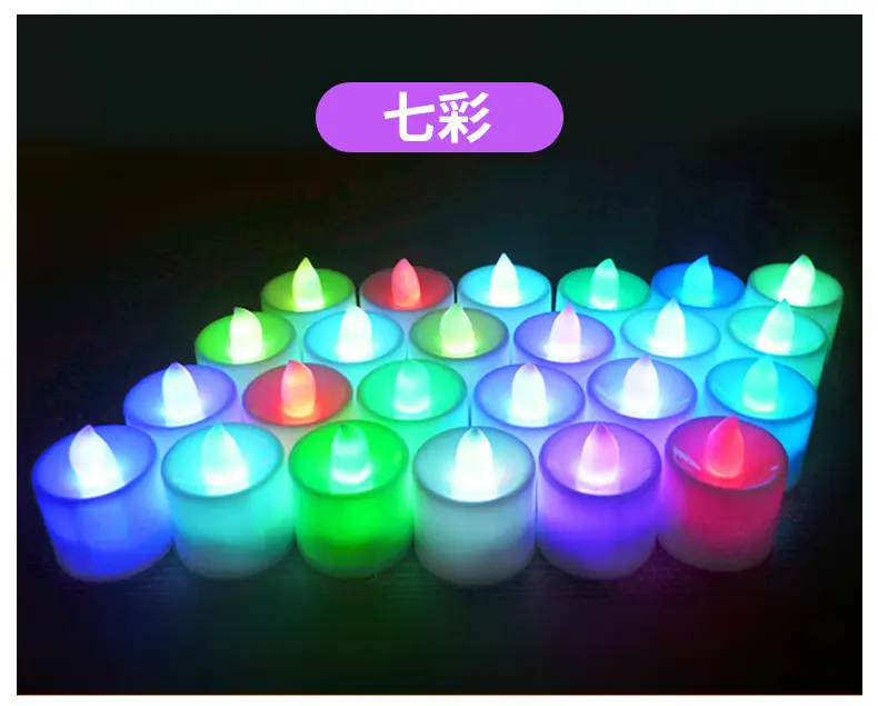 Electronic candle lamp led candle lamp creative wedding birthday wedding candle venue layout props electronic candle — feature 17