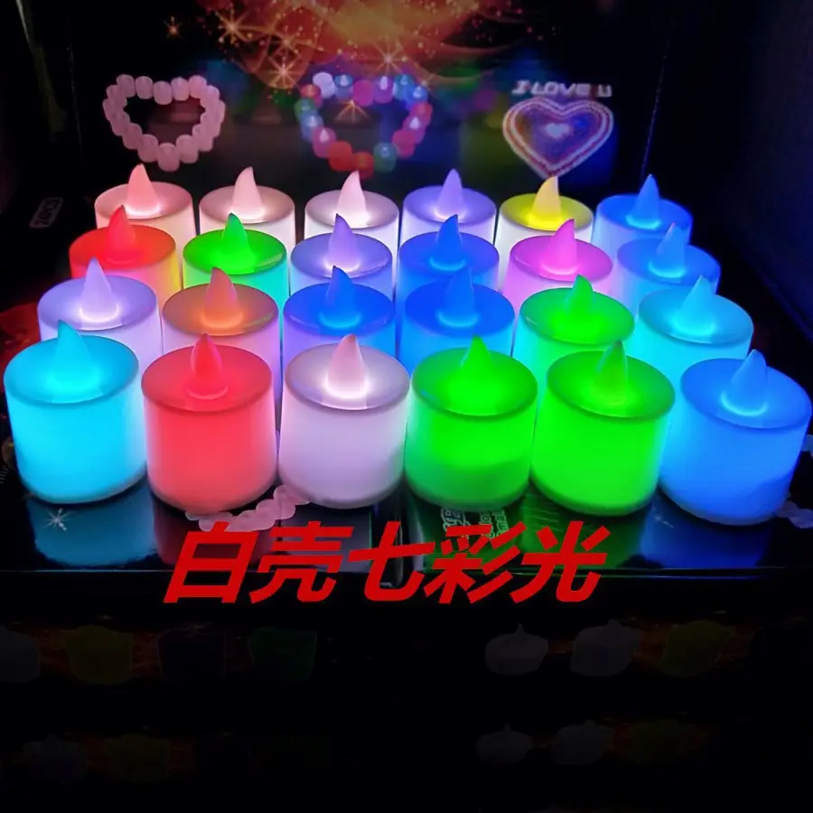 Electronic candle lamp led candle lamp creative wedding birthday wedding candle venue layout props electronic candle
