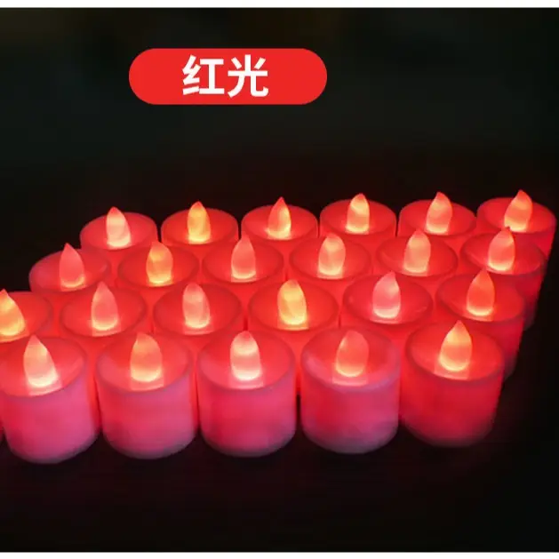 Electronic candle lamp led candle lamp creative wedding birthday wedding candle venue layout props electronic candle