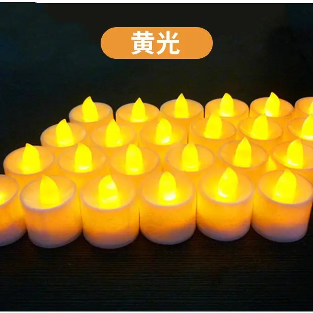 Electronic candle lamp led candle lamp creative wedding birthday wedding candle venue layout props electronic candle