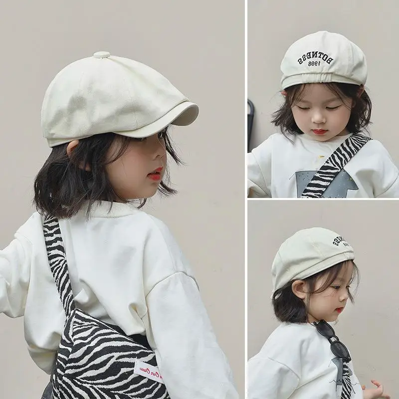 Girls Korean Style White Beret Cap 2024 - Image 13