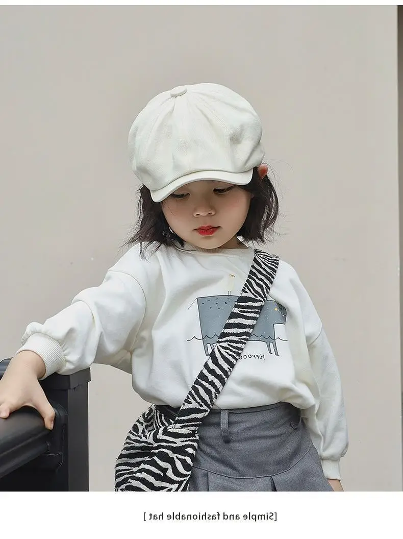 Girls Korean Style White Beret Cap 2024 — feature 21