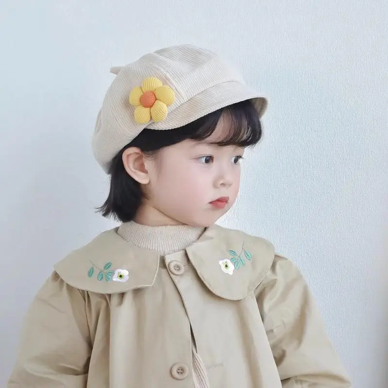 Girls Korean Style White Beret Cap 2024 - Image 9