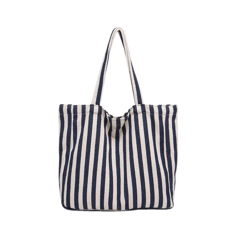2024 Striped Handbag Double Large Capacity - Image 8