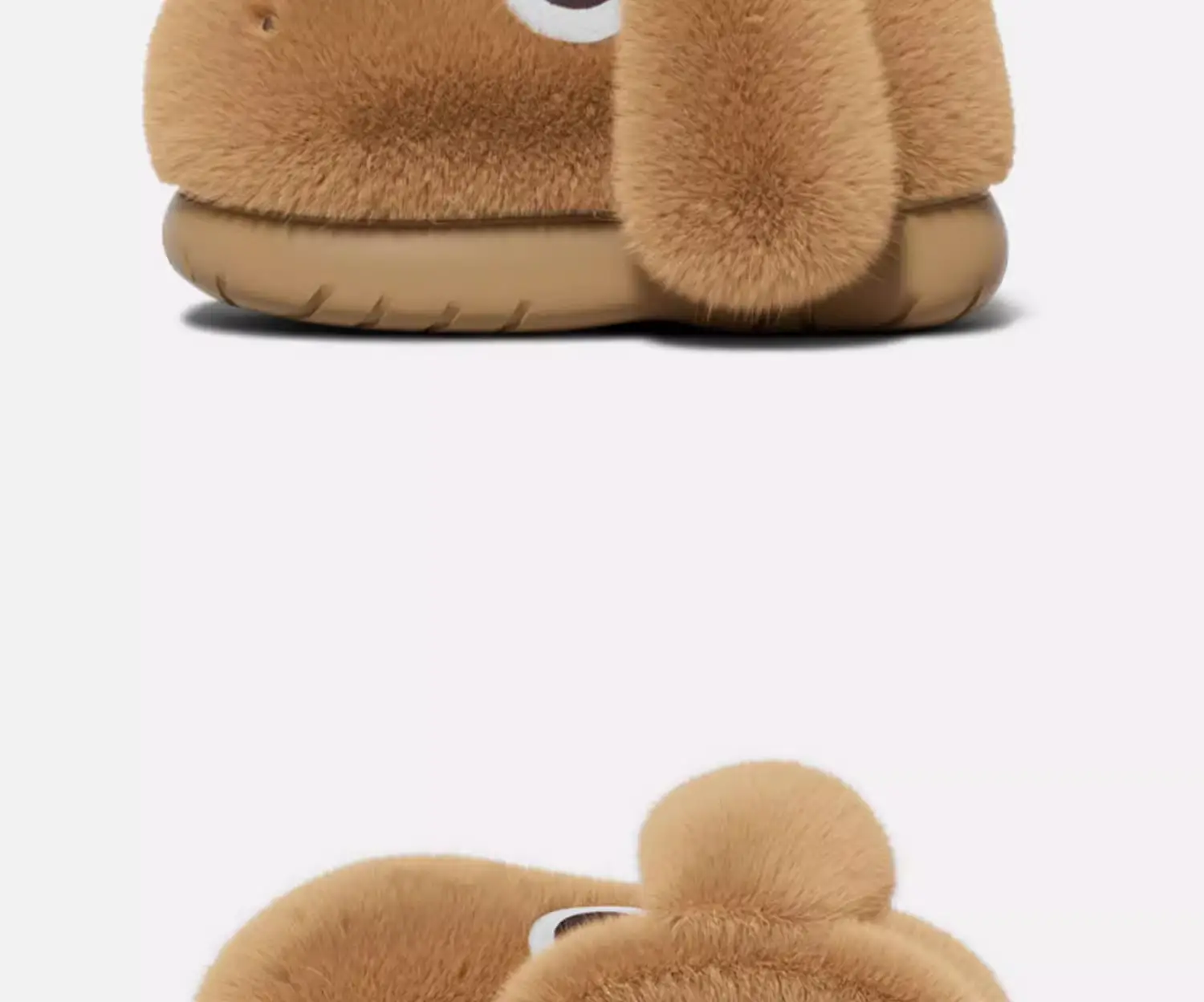 Green Plush Puppy Slipper for Women Winter Indoor Non-Slip — feature 20