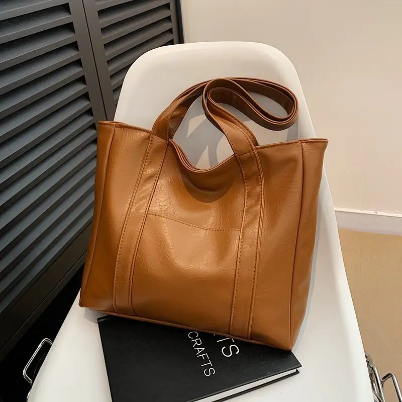 Brown Korean Style Shoulder Bag for Women - Image 9