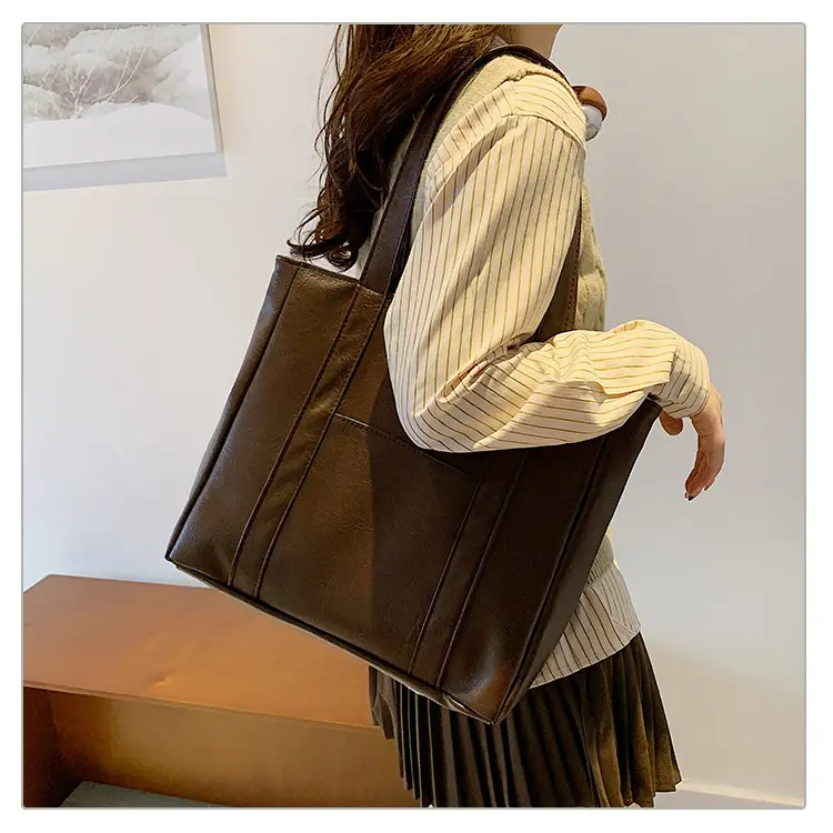 Brown Korean Style Shoulder Bag for Women — feature 23