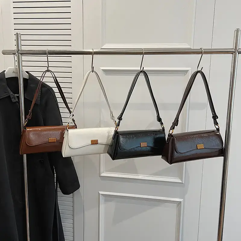 Women's Brown Leather Crossbody Bag 2024 New Style - Image 5