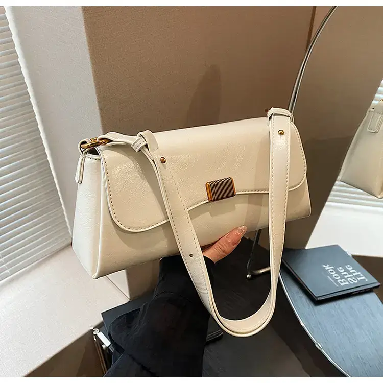 Women's Brown Leather Crossbody Bag 2024 New Style — feature 15