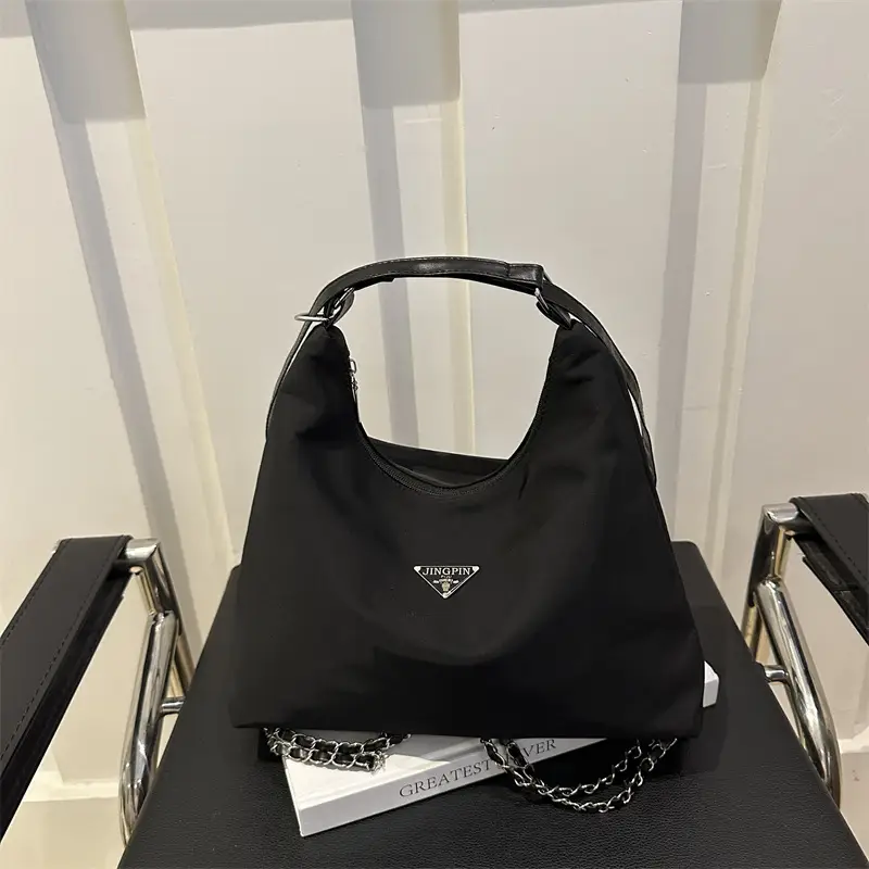 Black Women's Large Capacity Shoulder Bag - Image 3