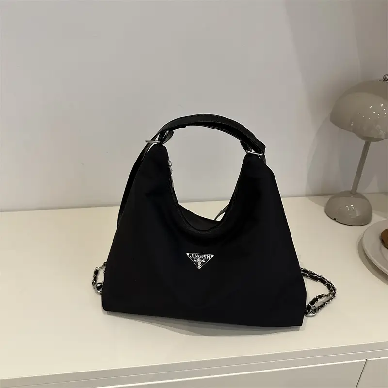 Black Women's Large Capacity Shoulder Bag - Image 5
