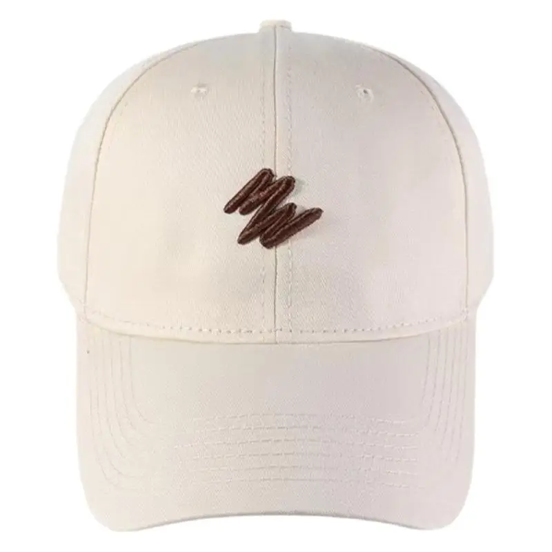 White Big Head Cap for Kids with Wide Brim - Image 12