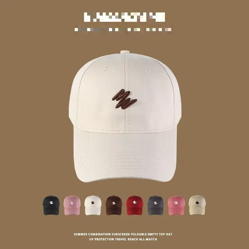 White Big Head Cap for Kids with Wide Brim — feature 13
