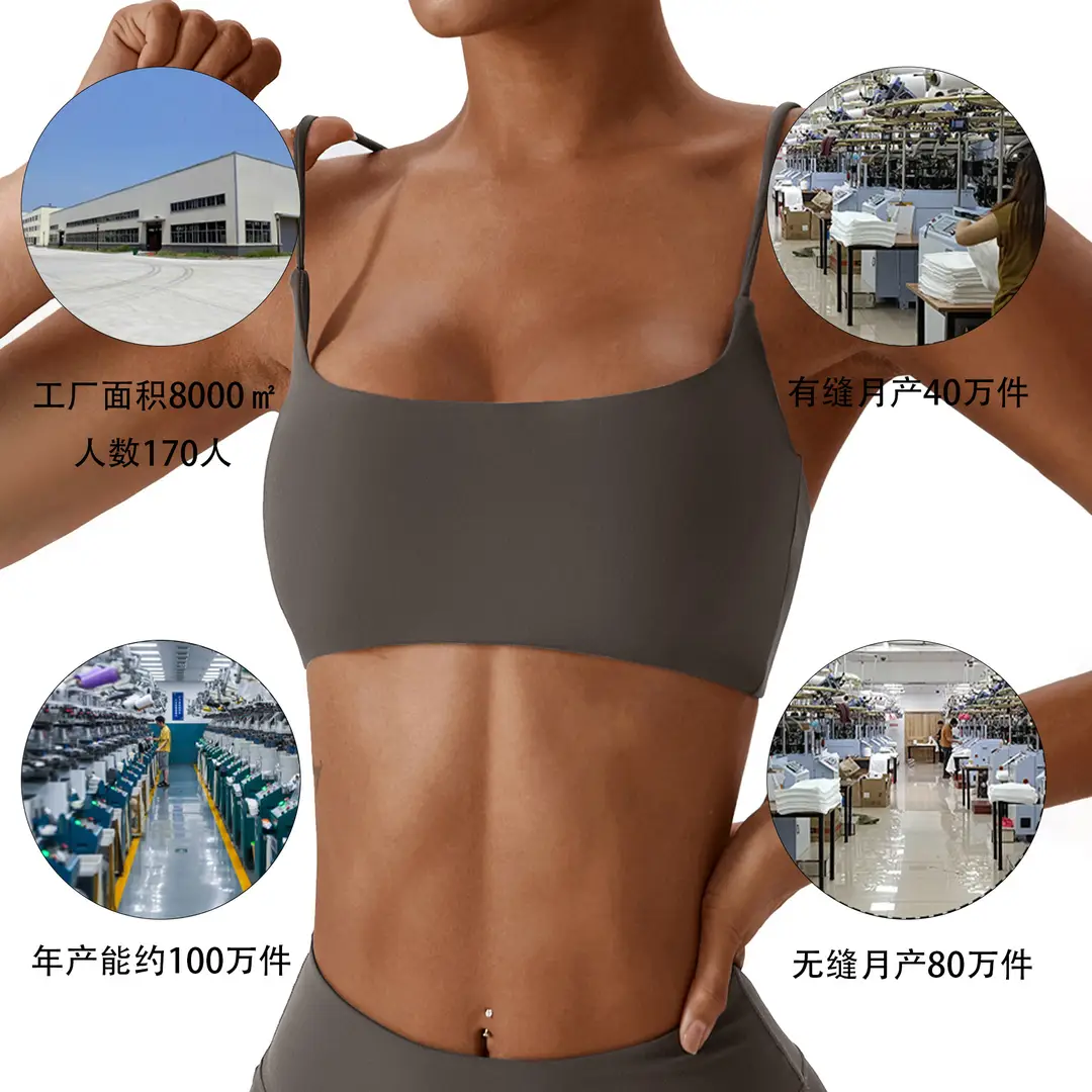 Yuebin Autumn Amazon Hot-Selling New Style Bra Fitness Underwear Nude Yoga Wear Cross-Border Supply Factory Wholesale — feature 11