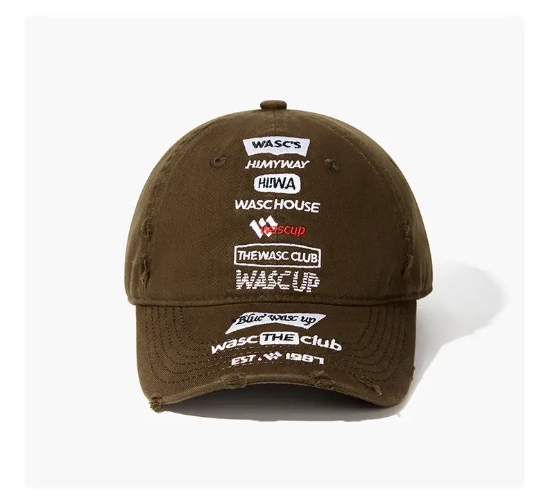 Soft Top Wide-Brimmed Duckbill Cap with Letter Logo — feature 13