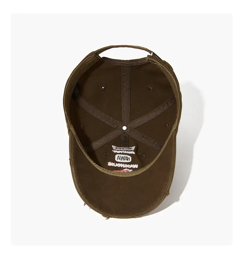 Soft Top Wide-Brimmed Duckbill Cap with Letter Logo — feature 19