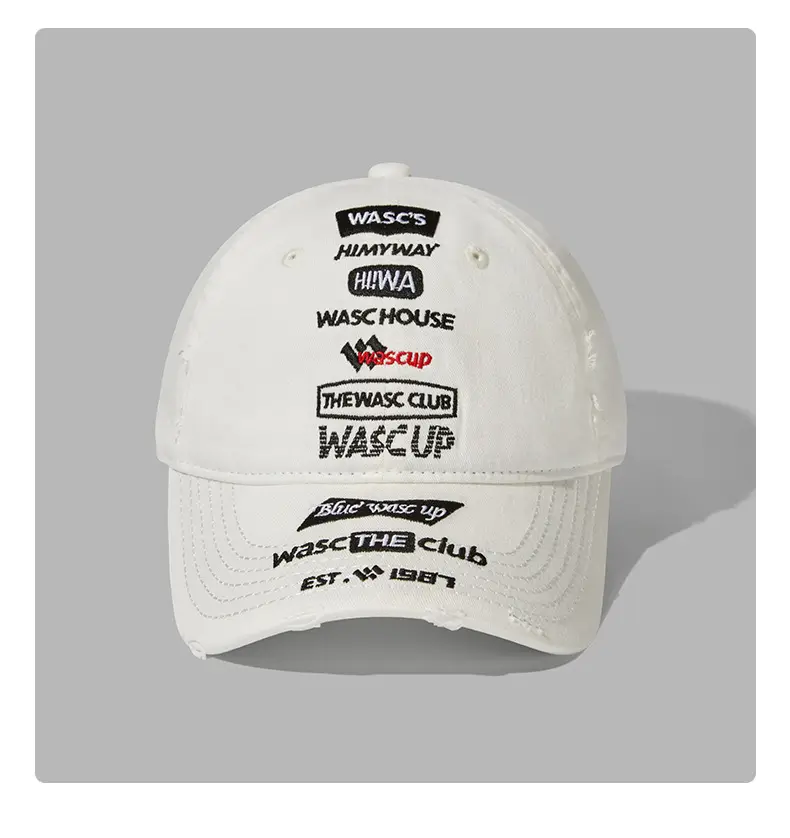 Soft Top Wide-Brimmed Duckbill Cap with Letter Logo — feature 21