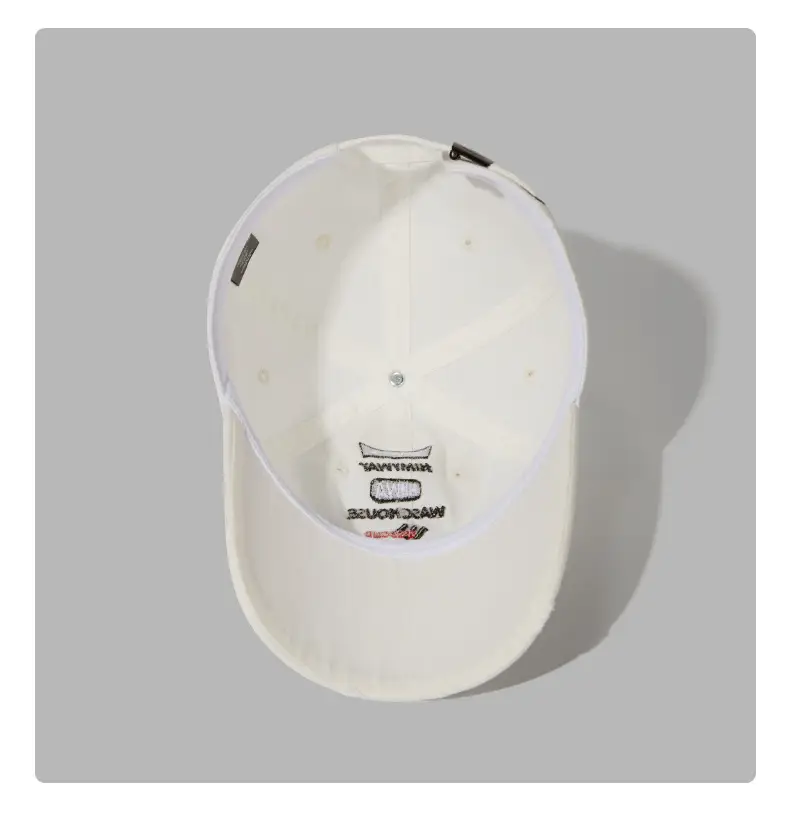 Soft Top Wide-Brimmed Duckbill Cap with Letter Logo — feature 22
