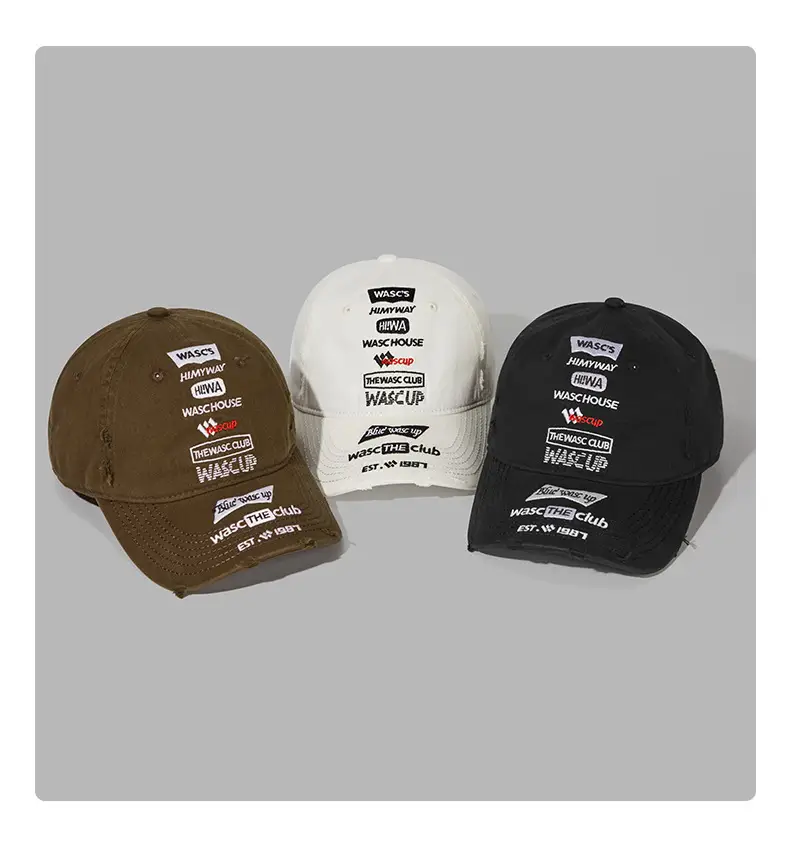 Soft Top Wide-Brimmed Duckbill Cap with Letter Logo — feature 25